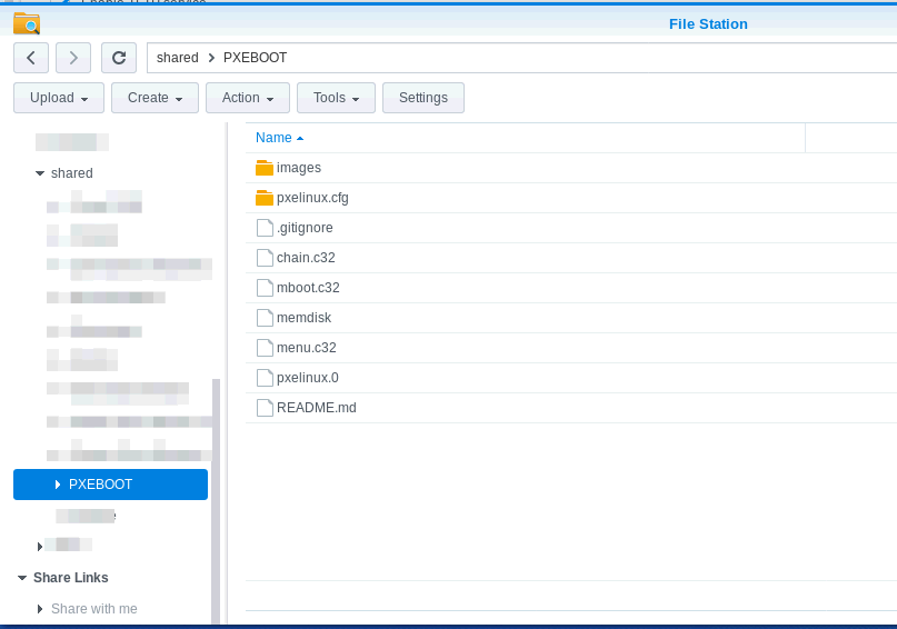 Image:Synology TFTP server for PXE Boot